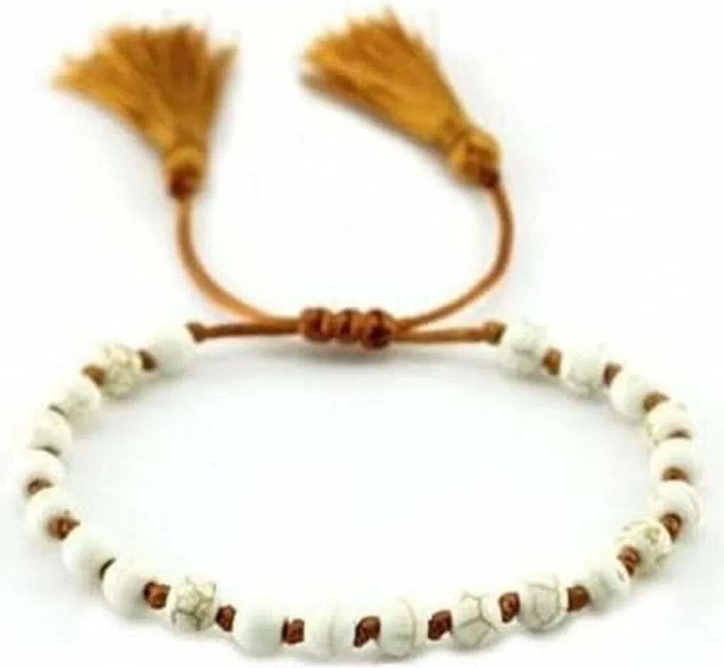 Bracelet élastique blanc pour femme CO88 Collection chic et moderne