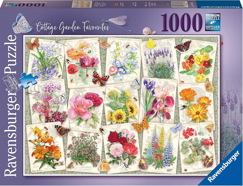 Occupez vos soirées avec le puzzle 1000 pièces fleurs - Défi de logique