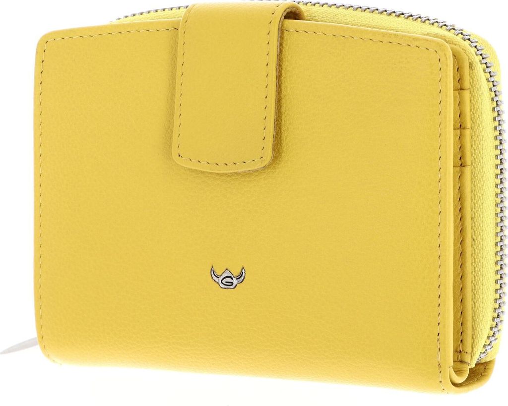 Golden Head Leder Geldbörse Madrid RFID Protect Billfold Coin Wallet Sun Yellow gelb