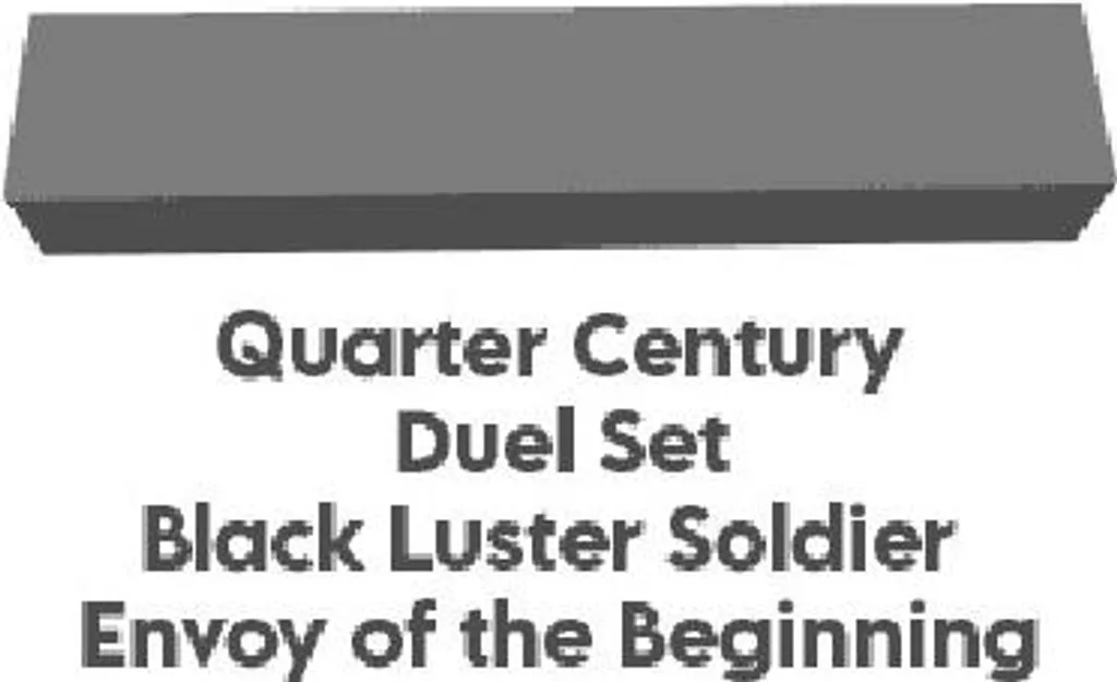 Yu-Gi-Oh! Quarter Century Duel Set Black Luster Soldier Envoy of Beginning