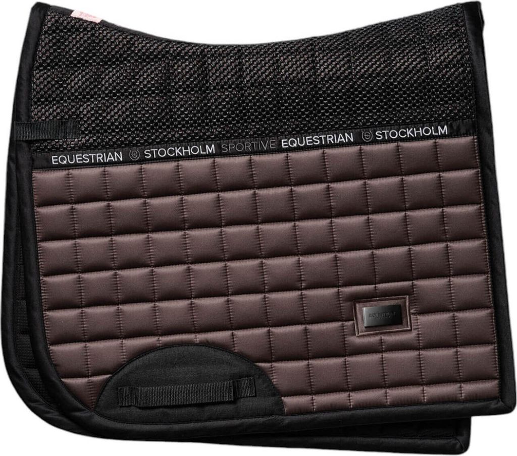 Equestrian Stockholm Schabracke Dressur Sportive Modern Mocha Dressurschabracke Modern Mocha Full