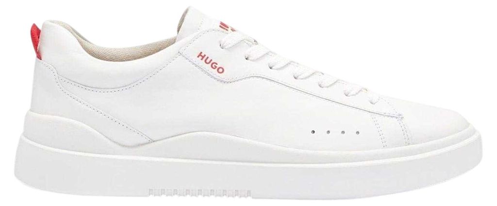 Hugo Boss - "Tenn" Sneaker für Herren, Leder, Flach GT21479 (39 EU) (Weiß)