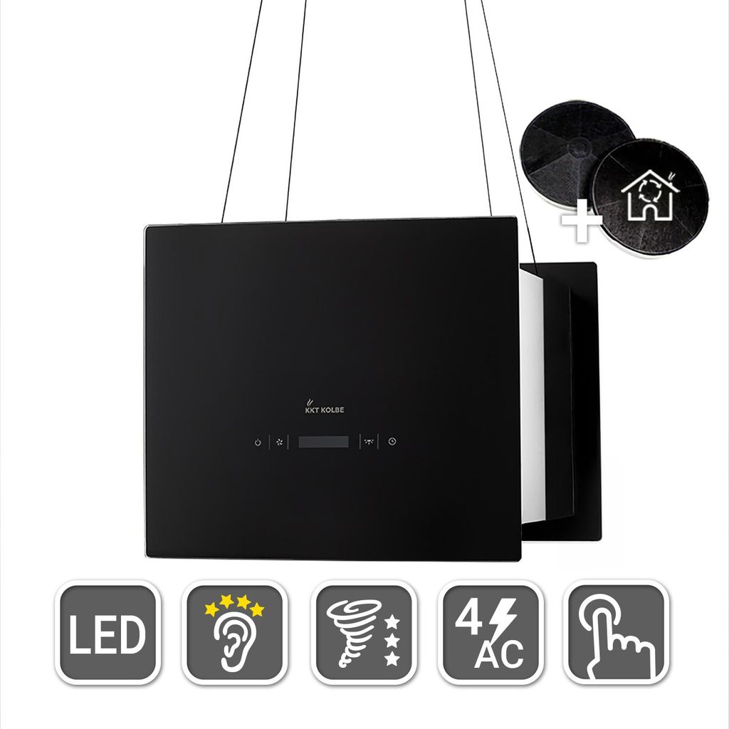 Hotte aspirante cuisine, Hotte Îlot, 40cm  acier inoxydable Image du produit 