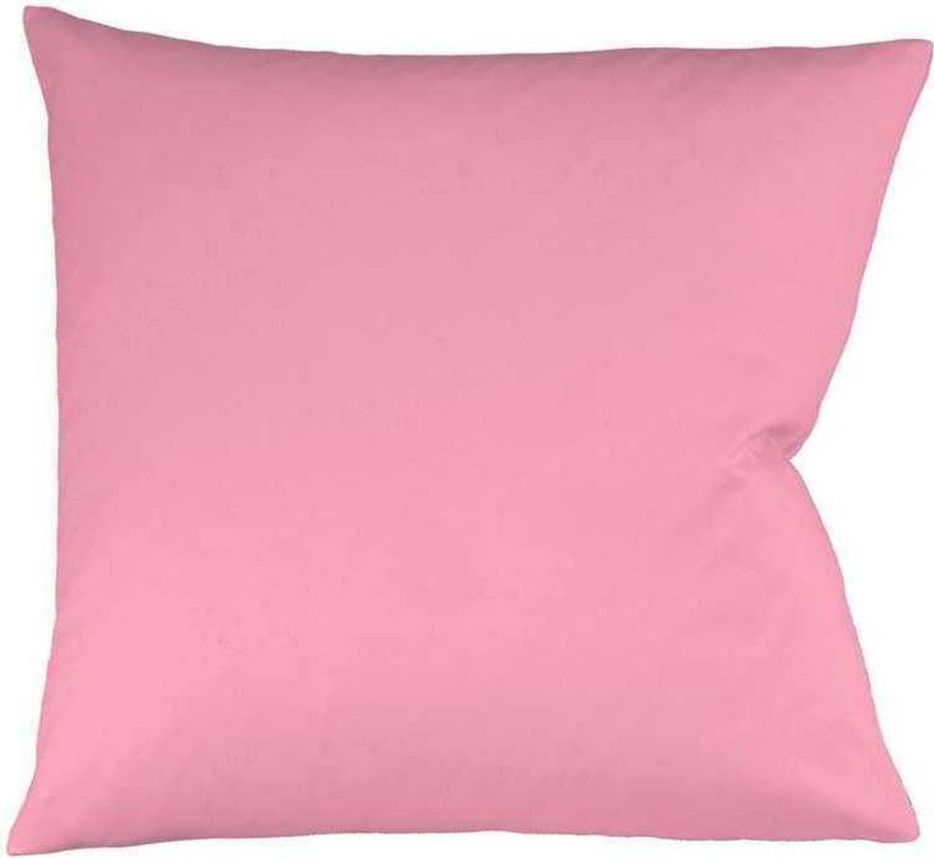 Fleuresse Mako-Satin-Kissenbezug uni colours pink 4070
