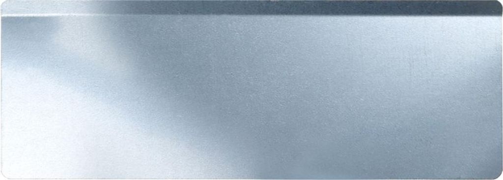 Trennblech einzeln, H100xL227mm, verzinkt