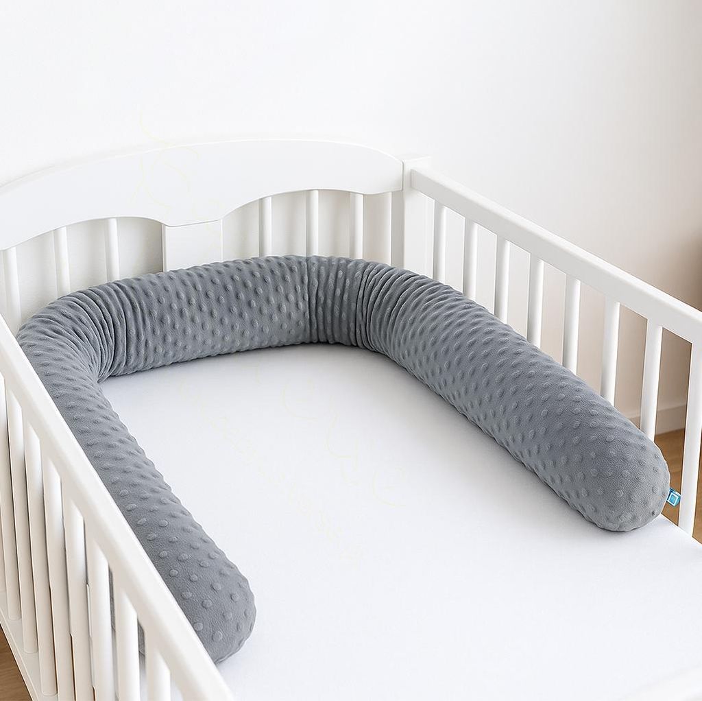Minky Kissenrollen-Kinderbettschutz 200 cm Produktbild 