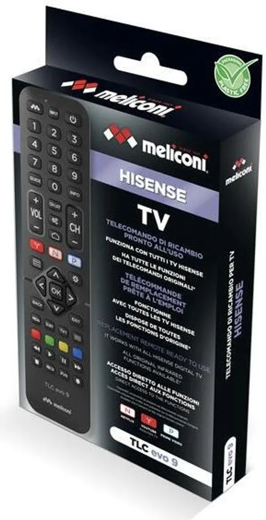 Telecomando Meliconi 808047 per Hisense: Qualità Professionale