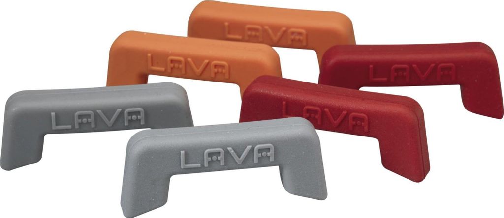 LAVA METAL Silikónové rukoväte, červené - sada 2 ks Obrázok produktu 