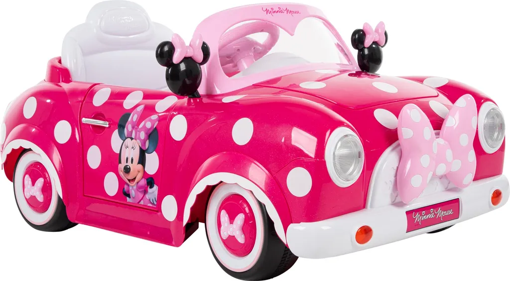 Voiture électrique Minnie Mouse 6V Huffy pour enfant - Rose Disney