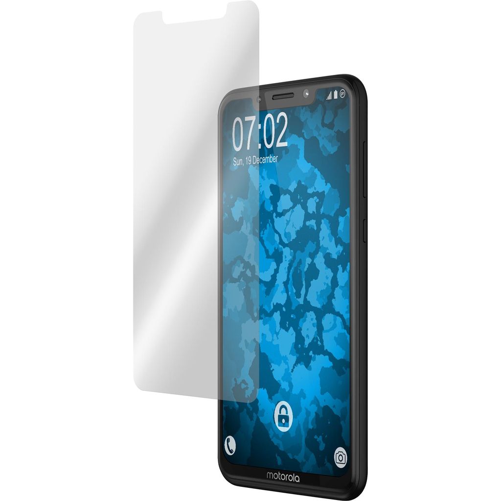 2er-Pack PhoneNatic Displayschutzfolien klar kompatibel mit Motorola One (P30 Play)