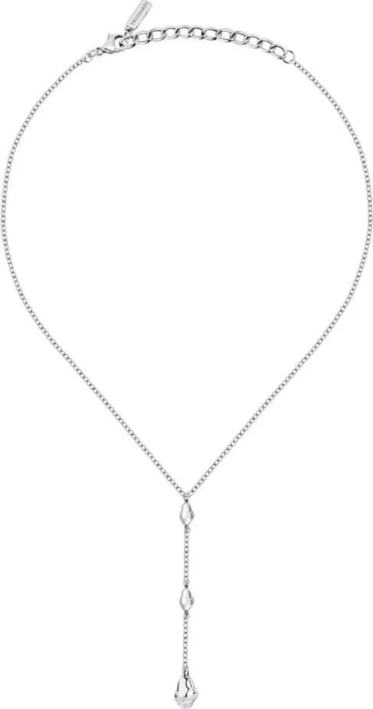 Collier en acier inoxydable hypoallergénique design en T pour femme