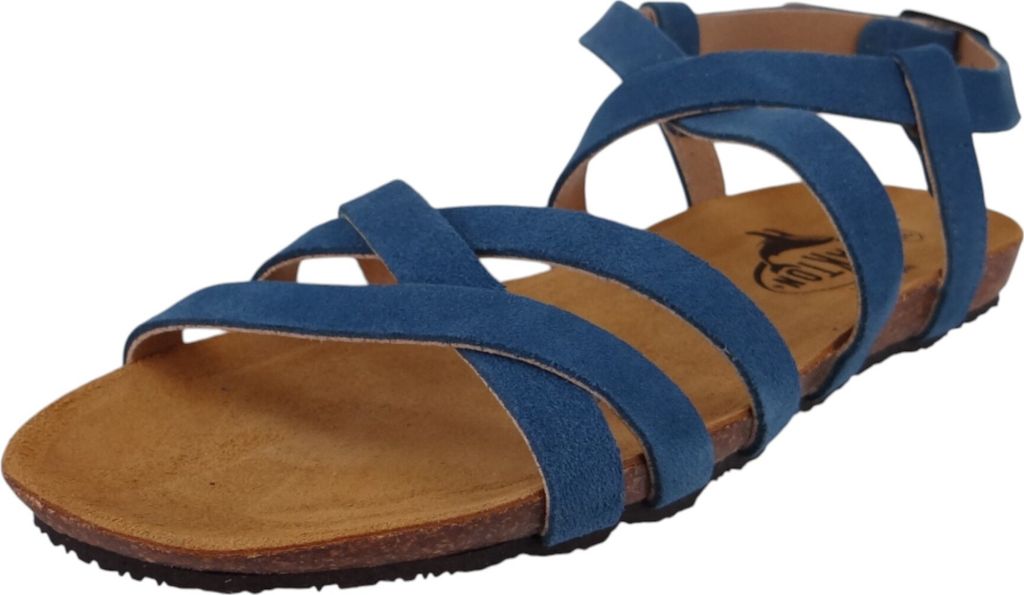 Plakton Damen Komfort Sandalen Mam Vali 575184 575184 Afelpado Blau