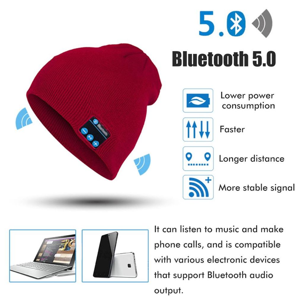 Bluetooth čiapka, čiapka, Bluetooth pletená čiapka Obrázok produktu 