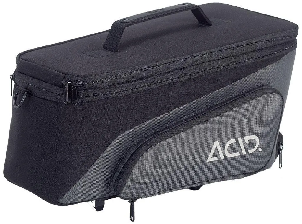 Sacoche de vélo 7l imperméable Acid City 8+ noir compacte