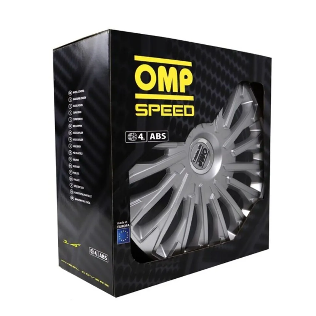 Trasforma la tua Auto: OMP Stinger Speed Silver 14" (4 Unità) - 2