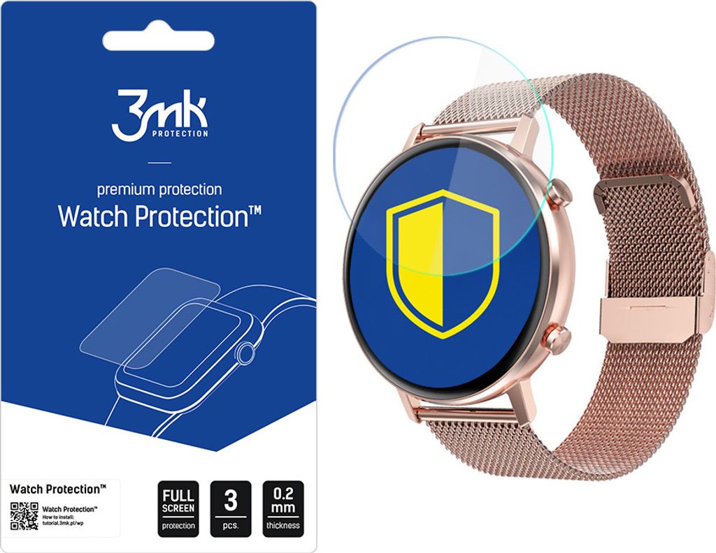 3mk Display Schutzfolie Watch Protection für Smartwatch Produktbild 