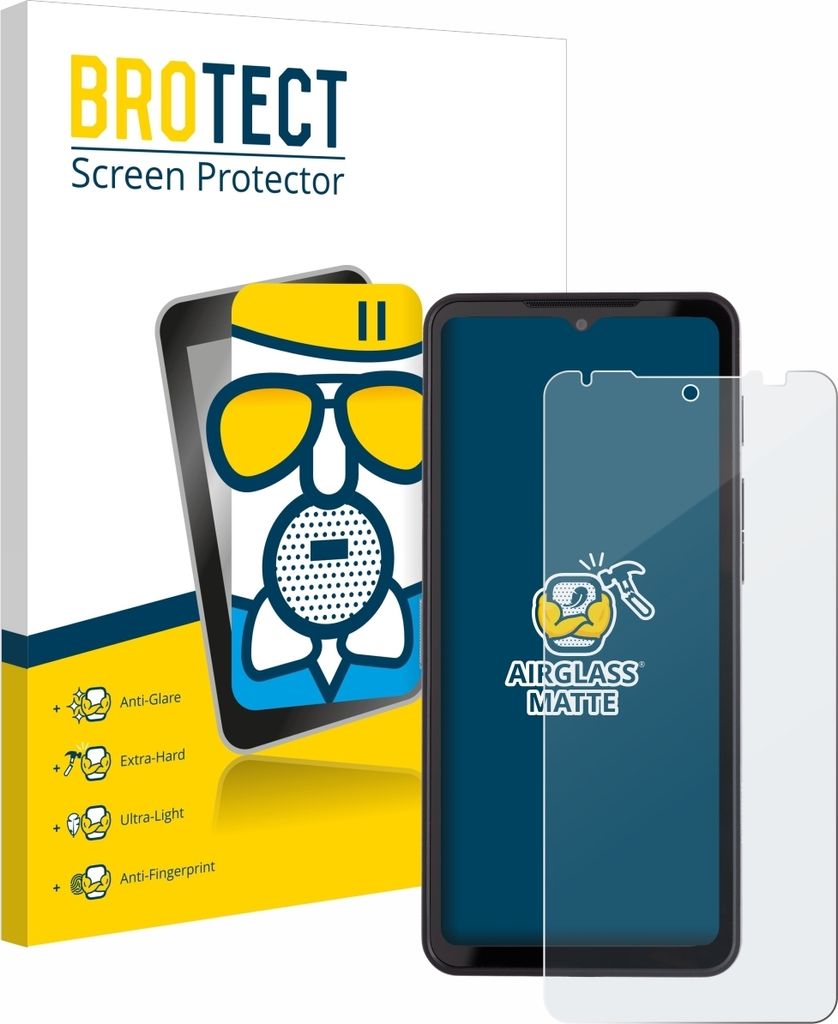 BROTECT Entspiegelungs Schutzglas für Caterpillar Cat S75 Schutzfolie Panzer Folie Glas Display Schutz matt