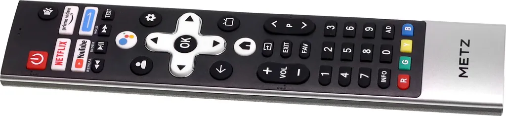 Remplacez votre télécommande Metz perdue pour TV 32MTD4001Z 40MTD4001Z