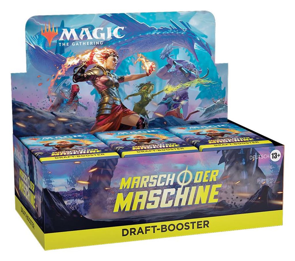 Wizards of the Coast Magic the Gathering Marsch der Maschine Draft-Booster Display (36) deutsch