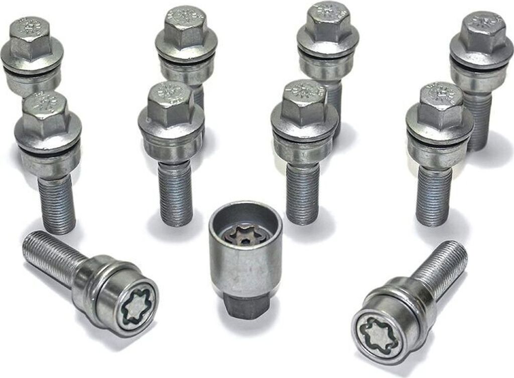10x H&R Radschraube M14x1,5 SW17 1454107ASET