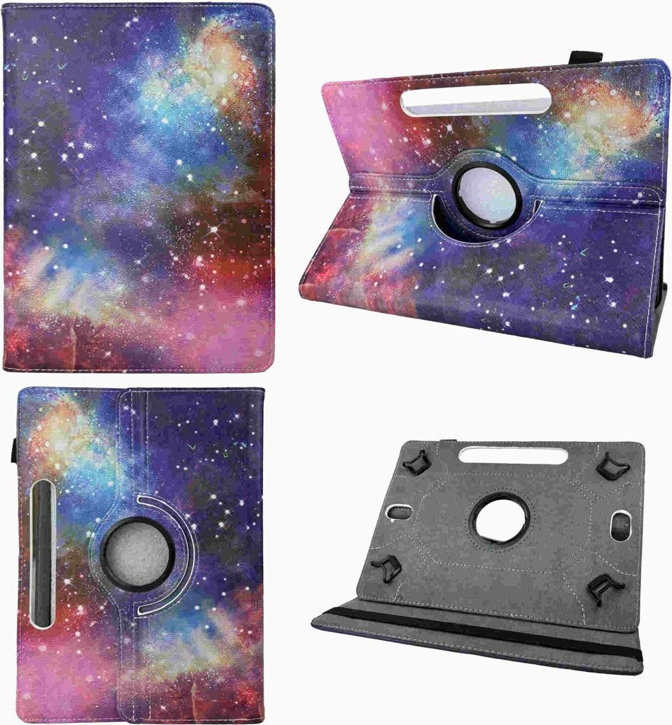 Für Apple iPad Air 11 Zoll 2025 / 2024 360 Grad Motiv 26 Tablet Tasche Kunst Leder Etuis Hülle