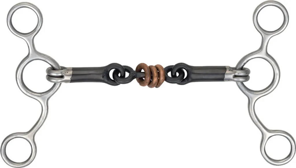 Shires Punta per Cordolo ER547 4,5 pollici - Morso Ergonomico Nero