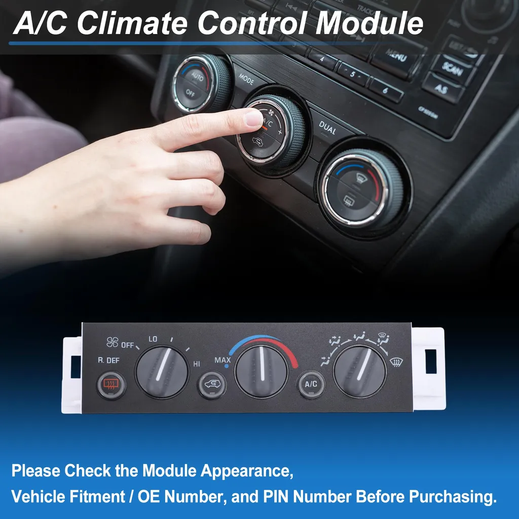 Réparer la Ventilation Chevrolet C3500 : Module de Commande A/C HVAC