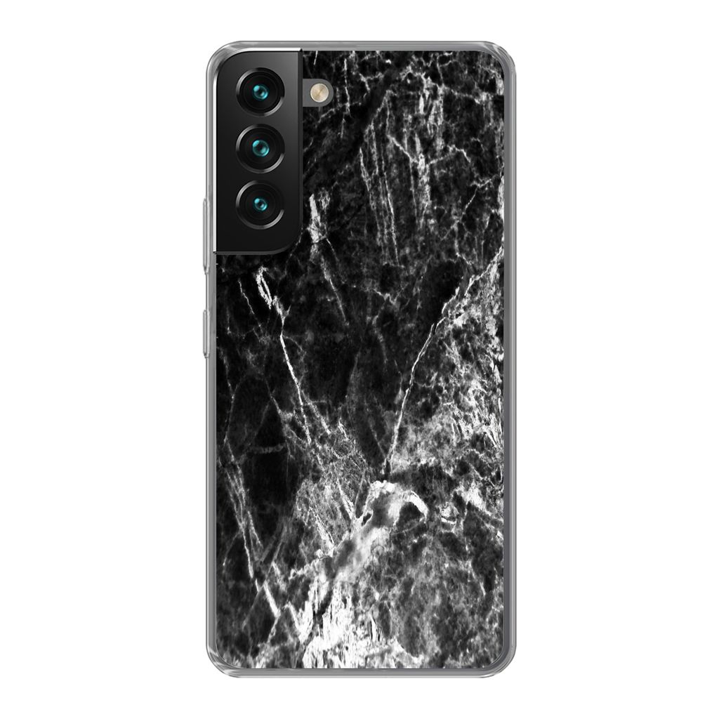 MuchoWow Handyhülle Schutzhülle Hülle für Samsung Galaxy S22 Plus Marmor - Stein - Luxus Silikon Softcase Handy Hülle - Schutzabdeckung