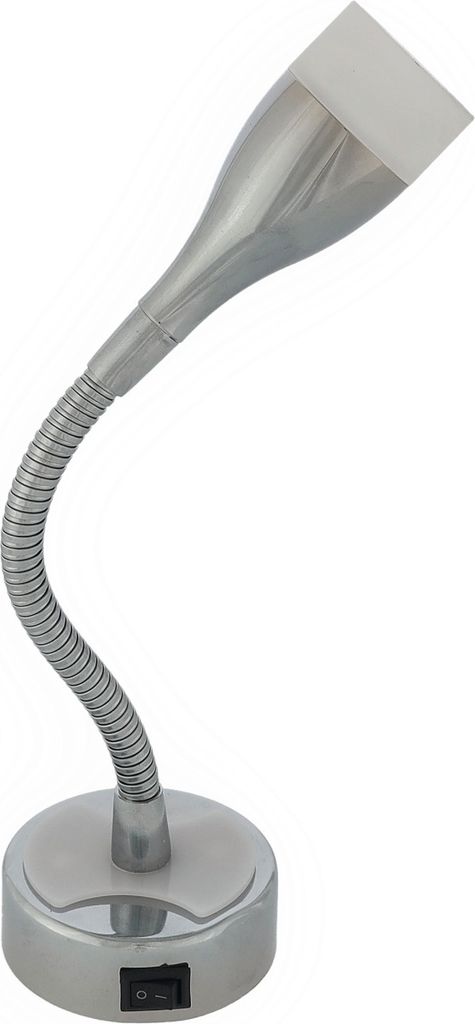 LED Aufbauleuchte Wandlicht schwenkbar mit Schalter & Schwanenhals 12 Volt Boote Caravan