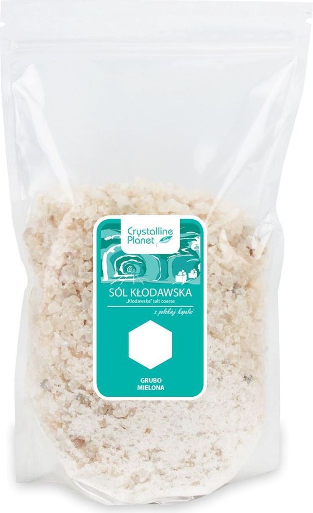 KŁODAWSKA-SALZ GROB GEMAHLT 1 kg - KRISTALLINER PLANET