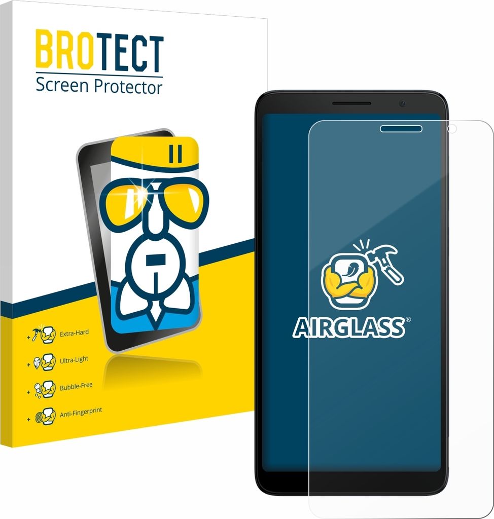 BROTECT Schutzglas für TCL 501 Schutzfolie Panzer Folie Glas Display Schutz klar