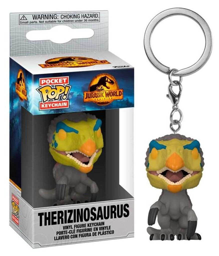 Jurassic World 3 Therizinosaurus Pocket POP Schlüsselanhänger