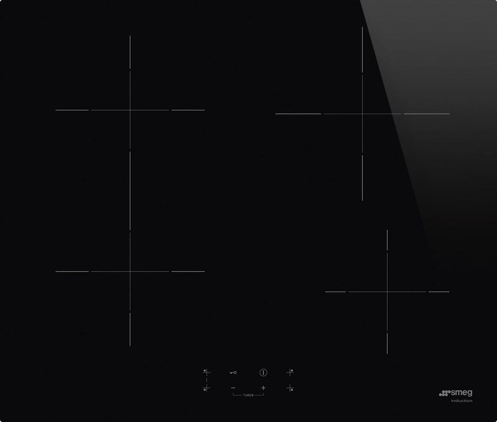 Smeg Universal SI1B2642D Einbaukochfeld / 60cm / Induktionskochfeld / 4 Brenner / schwarz