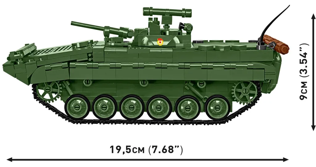 Cobi 2631 BWP-1 DDR/RUS Forces Armées Char Miniature Blocs de Construction