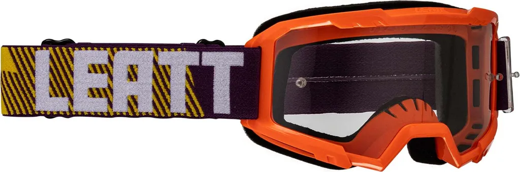 Masque tout-terrain Leatt Vizion 2.5s orange pour temps sombre