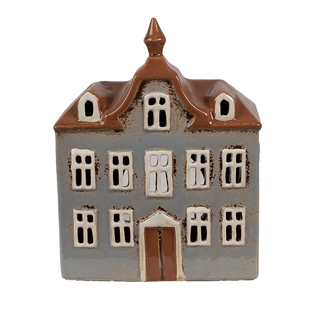 Porte-bougie Maison Céramique pour une Lumière Douce sans Éblouissement
