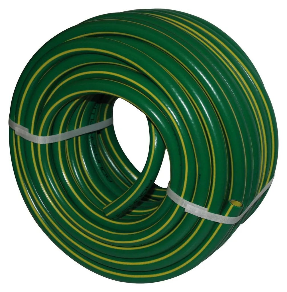Tuyau d'arrosage AQUASAN PLUS 25m avec armature 4 couches anti-torsion