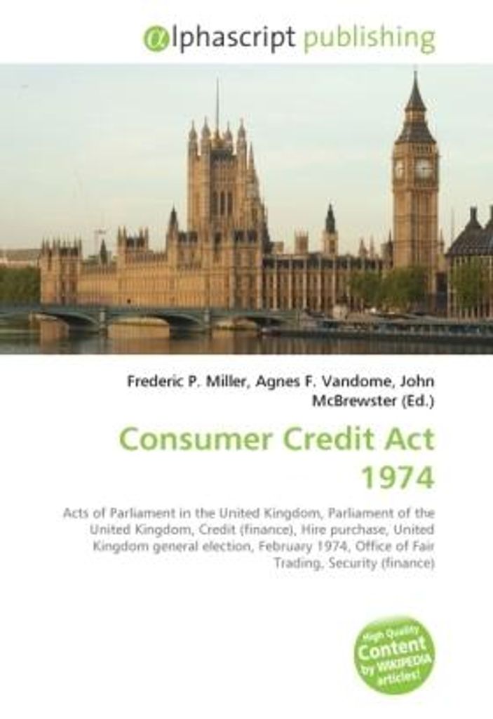 Consumer Credit Act 1974