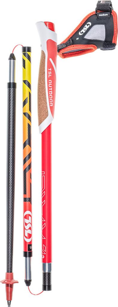 Tsl Outdoor Trail Carbon 4 Stöcke Mehrfarbig 125 cm Herren,Damen Mehrfarbig 125 cm