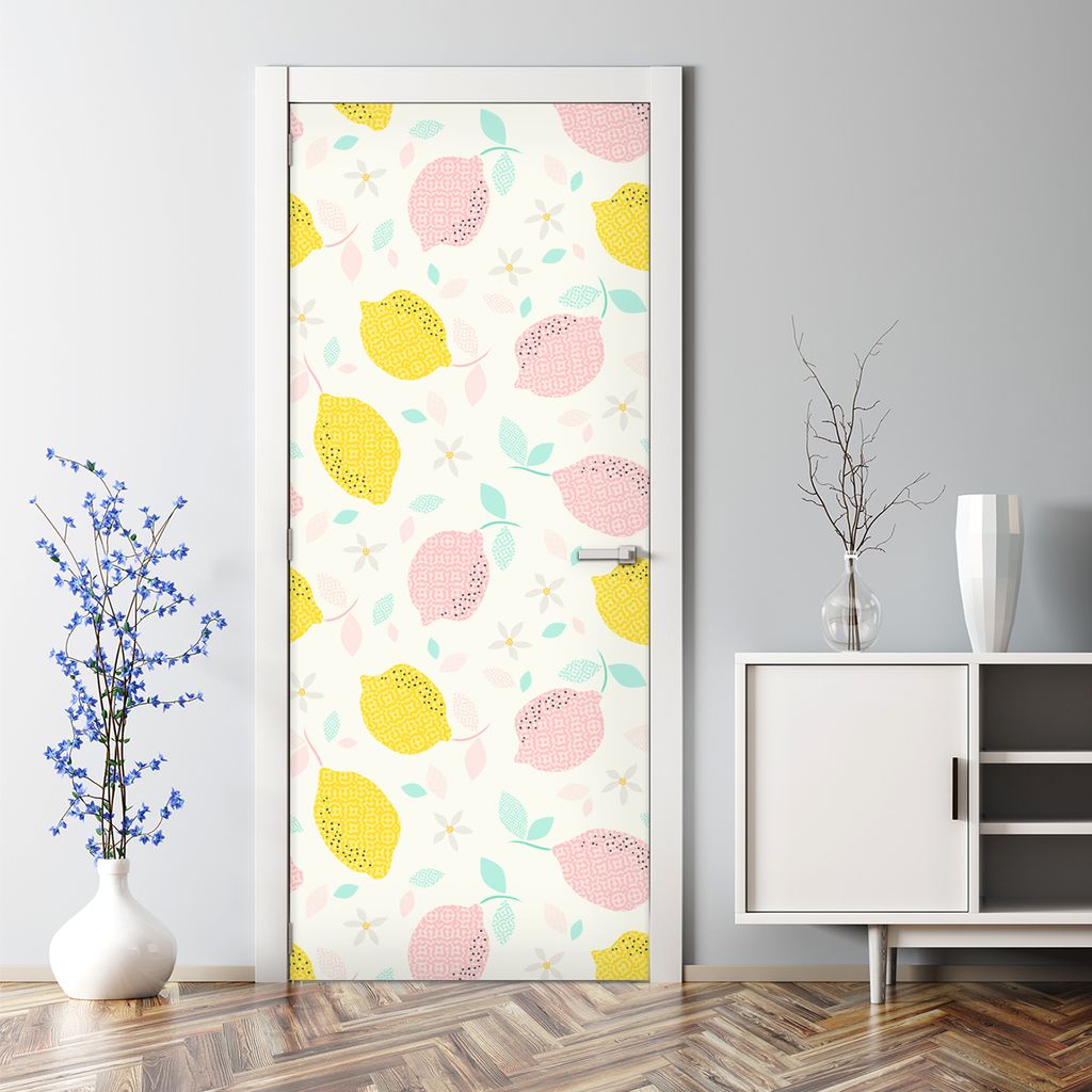 Dekorative Klebefolie selbstklebend Tapete Türposter dekoration Tropische Palme 70 x 200 cm