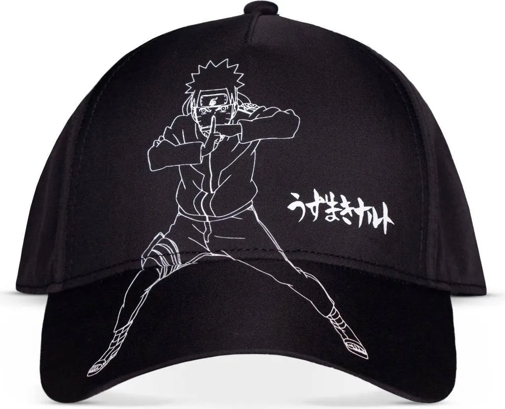 Casquette de baseball Naruto Snapback noire - Accessoire Manga Officiel
