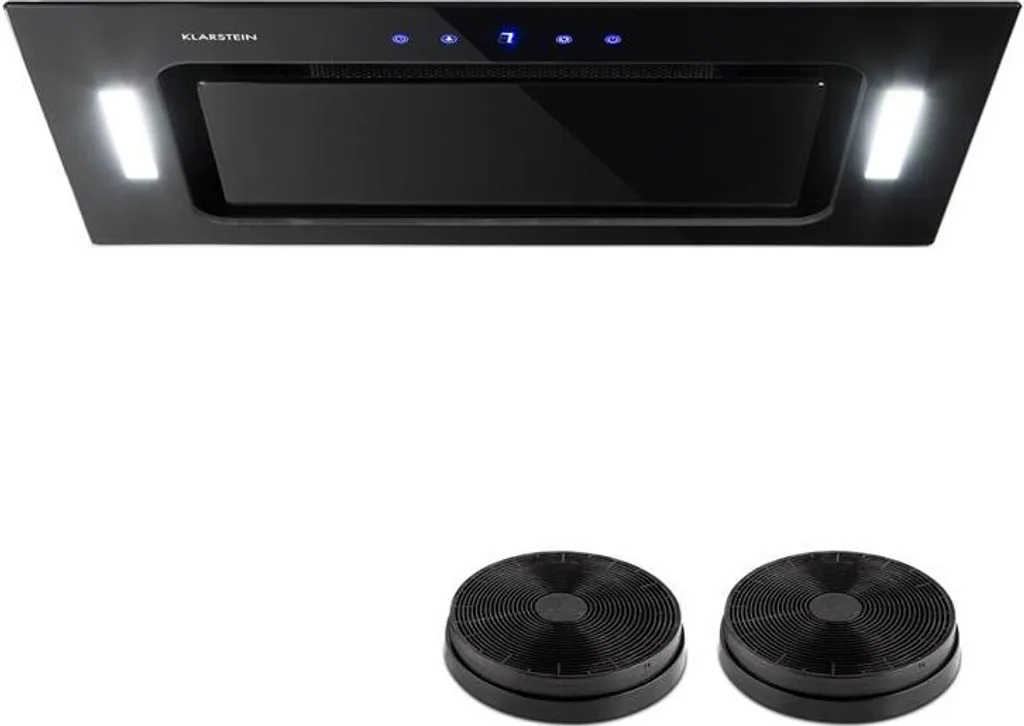 Hotte aspirante îlot pour cuisine ouverte HEKTOR 530m³/h sans évacuation