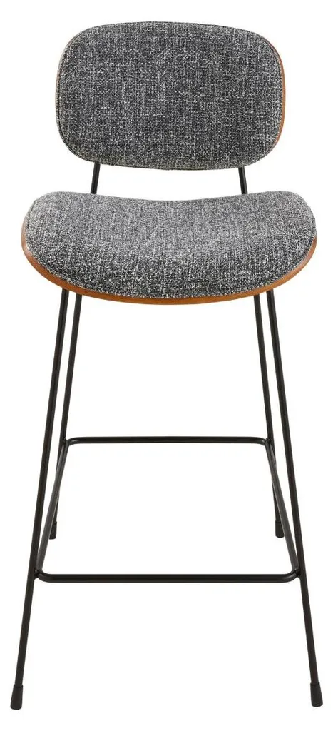 Finissez-en avec l'inconfort : Chaise de comptoir grise OLYMPIA douce