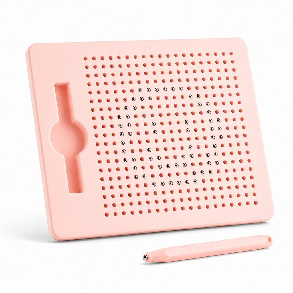 Magnetische Zeichentafel für Kinder mit Stahlkugeln & Produktbild 