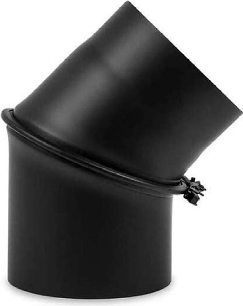 Ø 160 mm Ofenrohr Bogen drehbar 0-45° - schwarz