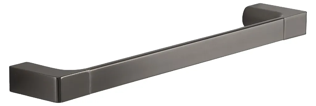Porte-serviettes mural en laiton gunmetal PVD - 35 cm haut de gamme