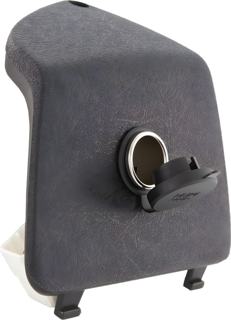 Gepäckfachblende SIP Style schwarz mit Steckdose für Vespa Produktbild 