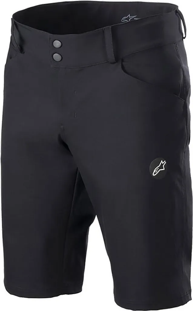 Short Alpinestars Alps Topo Noir 38 avec Tissu Extensible et Respirant