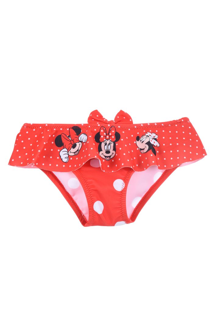 Minnie Mouse Kinder Mädchen Badehose Badeslip Heritage , Farbe:Rot, Größe:80