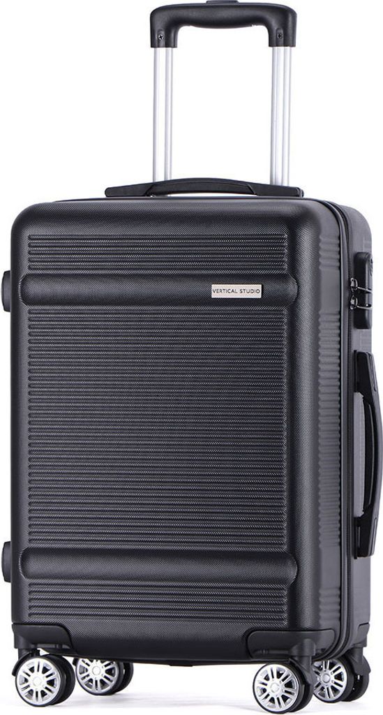 VERTICAL STUDIO "Jönköping" 20" Handgepäck Koffer, 33,3 l, 4 Rollen, Teleskopgriff, Kofferschloss, leicht, robust, ideal für Flugreisen schwarz...